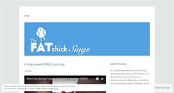 Desktop Screenshot of fatchicksings.com